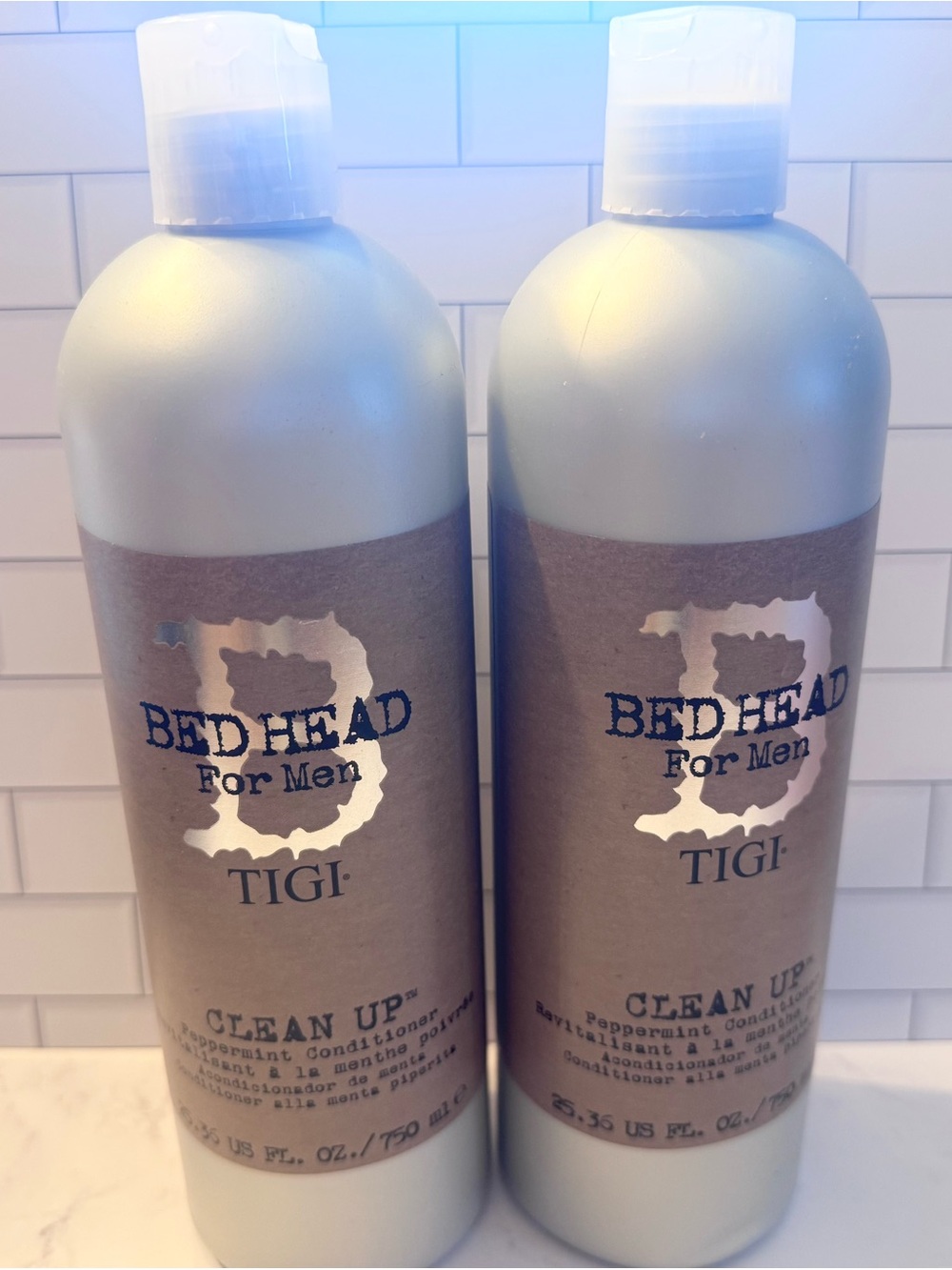 (2) TIGI Bed Head For Men Clean Up Conditioner